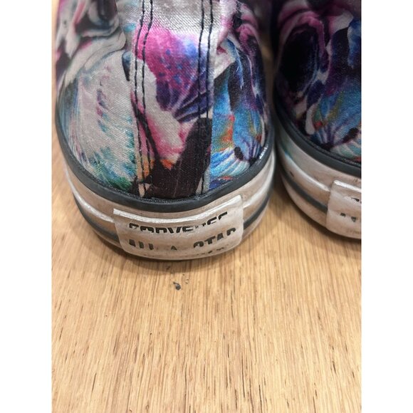 Converse Chuck Taylor All Star High Top Floral Print Shoes Women 8 Men 6 Multico - Picture 5 of 9